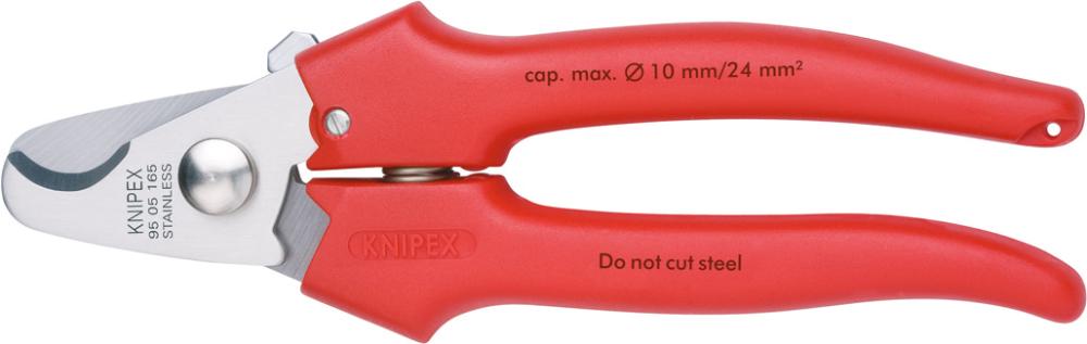 Káblové nožnice s otváracou pružinou 165 mm KNIPEX 