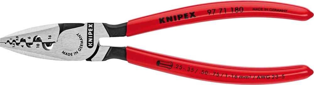 Kliešte na dutinky leštené 180 mm mm2 KNIPEX 